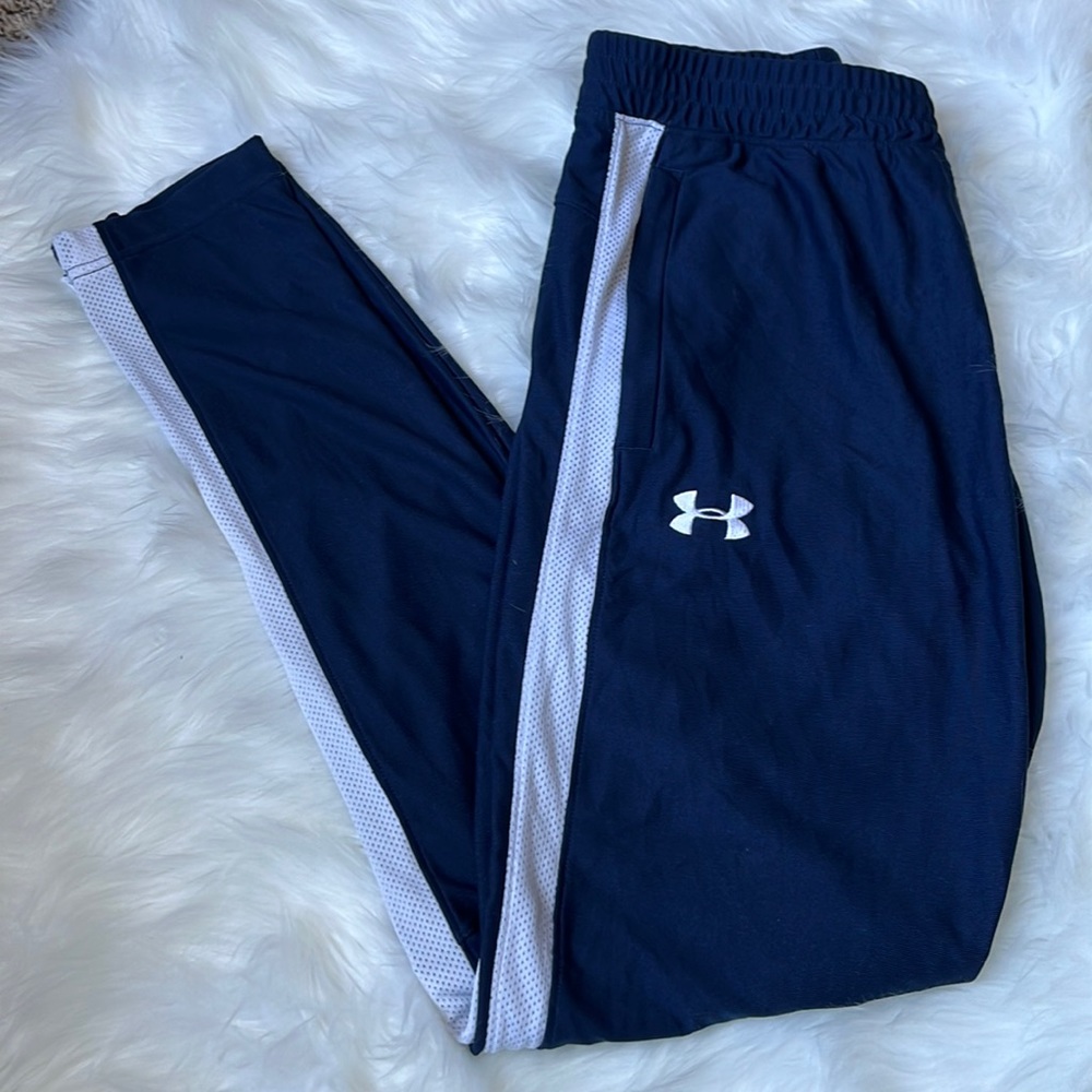Men’s under armour sweatpants. Polyester. Size small